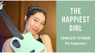 BLACKPINK - The Happiest Girl (UKULELE TUTORIAL) by Chairia Tandias