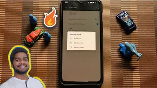 How to change Battery Icon Style in all Oneplus mobile || 4K