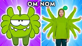 Super Om Nom: Robo-Noms - Om Nom In Real Life | Parody of Om Nom's Story (Cut the Rope) | Woa Parody