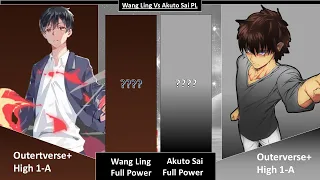 Akuto Sai Vs Wang Ling Power Level