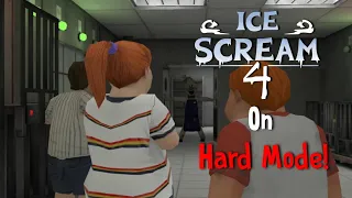 Ice Scream 4 on Hard Mode!