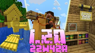 Minecraft 1.20: [Snapshot 22w42a] Co Nowego? WIELBŁĄD! DESKI Z BAMBUSA! TRATWA! WISZĄCE TABLICZKI!