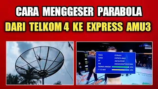 CARA TRACKING SATELIT EXPRESS AMU3 || POSISI DARI TELKOM 4