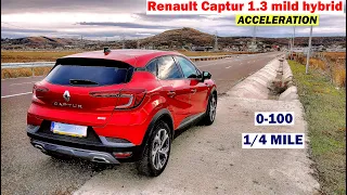 Renault Captur 1.3 mild hybrid acceleration 0-100, 1/4 mile | FWD | RS Line | 2023 | GPS results