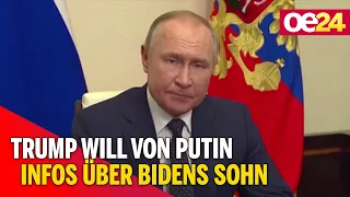 Trump will von Putin Infos über Bidens Sohn