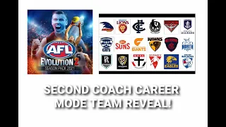 AFL Evolution 2 2021 season pack Second Coach Career Team Reveal!!!