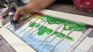 Now there is an even better way to make aspens/birch trees. And they are 3D, what fun!