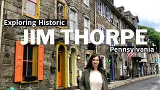 Jim Thorpe, PA: Exploring the "Gateway to the Poconos" | Stone Row, Shops, & History | Vlog