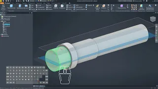 Inventor для начинающих / вал со шпон пазом / деталь вращения / базовый курс для всех