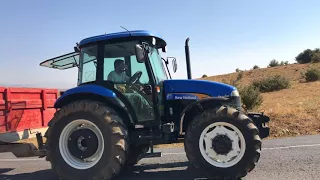 NEW HOLLAND TD85D 5 TON İLE ZORLU TIRMANIŞ