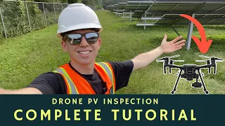 How to Inspect a Solar Farm with a Drone - DJI Matrice XT2