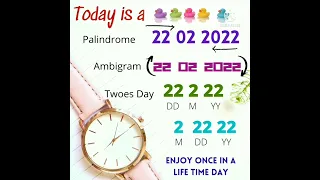 22 2 22 22022022 #Palindrome Day #TwoTwoTwoTuttuTwo #anirudhmusic (2)