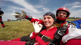 Happy Tandem Faces @funjump.de / Dein Fallschirmsprung