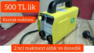 500 TL' ye İkinci Kaynak Makinemizi Aldık ve Denedik