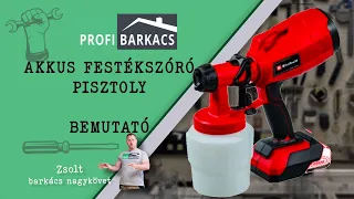 AKKUS FESTÉKSZÓRÓ PISZTOLY ✅ BEMUTATÓ