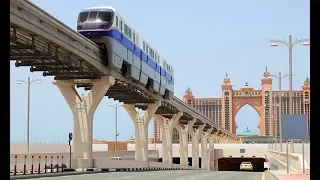 Dubai Monorail Ride – Amazing View of PALM ISLAND !