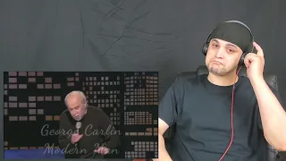 George Carlin - Modern Man (REACTION) Crystal called me at 2:00am to do this on speaker for a crowd!