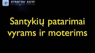 Santykių patarimai vyrams ir moterims