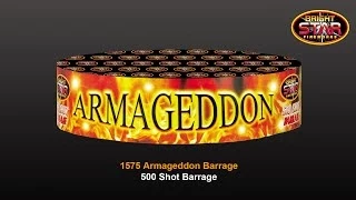 Bright Star Fireworks - 1575 Armageddon 500 Shot Barrage