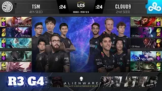 Cloud 9 vs TSM - Game 4 | Round 3 Playoffs S10 LCS Summer 2020 | C9 vs TSM G4