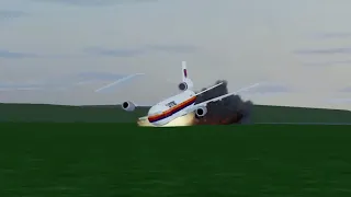 United Airlines Flight 232 (Roblox Crash Animation)