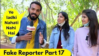 Fake Reporter Prank Winter Special | Bhasad News | Pranks in India