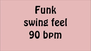 [Drum Loop for Practice] Funk swing feel 90 Bpm