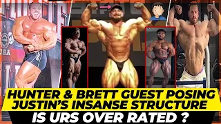 Hunter Labrada & Brett Wilkin guest Posing 6 weeks out + Justin's insane structure + Urs's potential