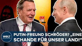 GERHARD SCHRÖDER: Putin-Freund! "Ein Schande für unser Land" -  Markus Söder I WELT News
