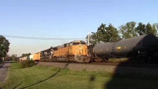 NS SD90Mac leads a westbound freight near Enon Valley, PA