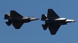 2022 Wings Over South Texas Air Show - F-35C Lightning II Arrival