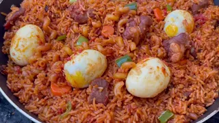 How To Make PARTY BEEF JOLLOF RICE