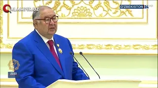 Alisher Usmonov Mirziyoyevga:  “Butun o‘zbek xalqining umidi sizning qo‘lingizga topshirilgan”