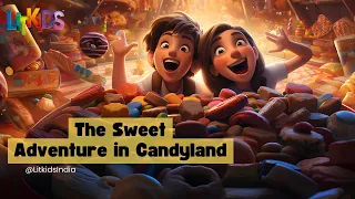 The Sweet Adventure in Candyland | Bedtime Stories #bedtimestories #candyland  @litkidsindia