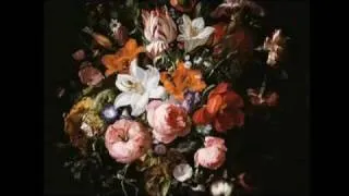 Women in Art: Flowers in a Glass Vase by Rachel Ruysch