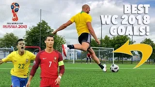 RECREATING WORLD CUP 2018 GOALS! Ronaldo, Coutinho & more!