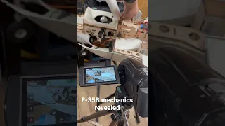 F-35B mechanics revealed vol.2 #3dprinting #f35 #longer #vtol #3dprinter