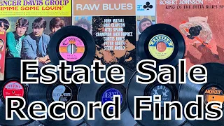 Estate Sale Vinyl 33/45 & Shellac 78 Record Finds