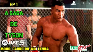 EA UFC 5 - Modo Carreira no Lenda com MIKE TYSON - O INÍCIO ep 1