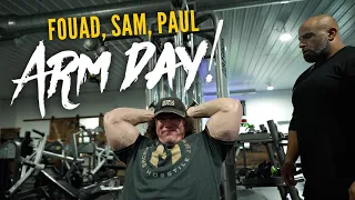 HOSSTILE ARM DAY | Fouad Abiad, Sam Sulek & Paul Lauzon | Hosstile Supplements