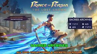 Prince of persia The lost crown walkthrough - Sacred archives - All 100% collectibles & secrets