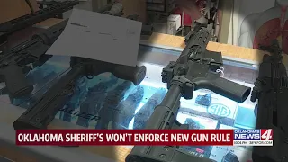 Oklahoma Sheriff's won't enforce new gun rule