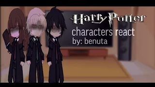 HP characters react || drarry | Dark!Harry || [1/?]