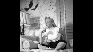 Marilyn Monroe in her 20th Century Fox Dressing Room in 1952