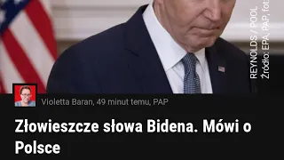 Złowieszcze Słowa Z Ameryki - Prezydent USA Joe Biden Odsłania Realny Scenariusz Dla Polski