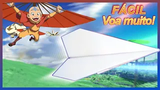 😉✈️👍. How to make a paper airplane. It flies a lot. Easy to do. Aang Avatar Airbender Airplane