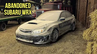 First Wash In 5 Years: Free ABANDONED Subaru WRX! Detailing and Surprising Best Friend!