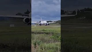 Pouso Airbus A320neo da Latam em Caxias. PR-XBI