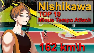 The Spike. Volleyball 3x3. TOP 10 Nishikawa Minus Tempo Attack. Spike 162 kmh