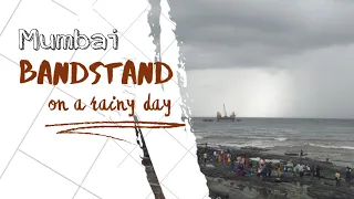 Bandra Bandstand on a rainy day ☔ | Pali Naka | Shahrukh Khan House | Salman Khan House